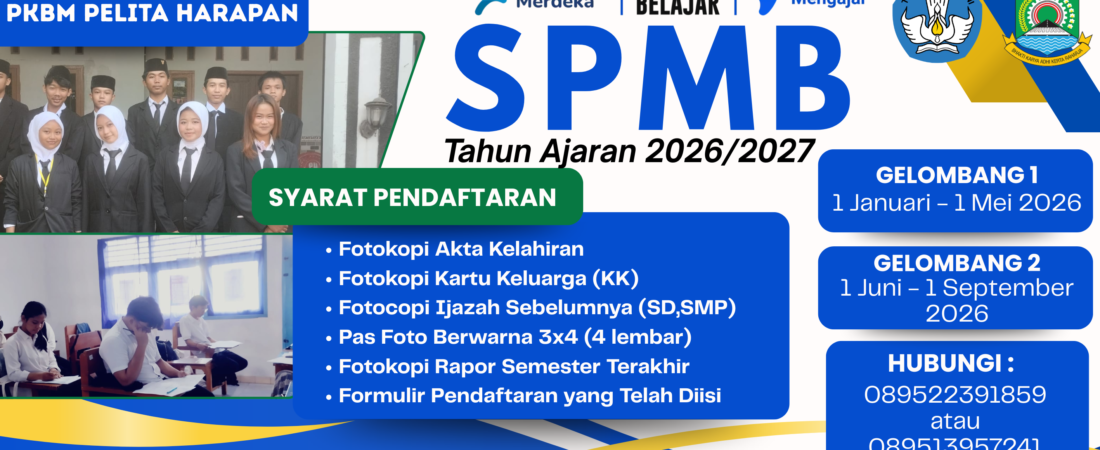 SPMB PKBM PELITA HARAPAN DIBUKA KEMBALI